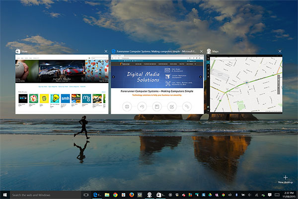 Windows 10 virtual desktop