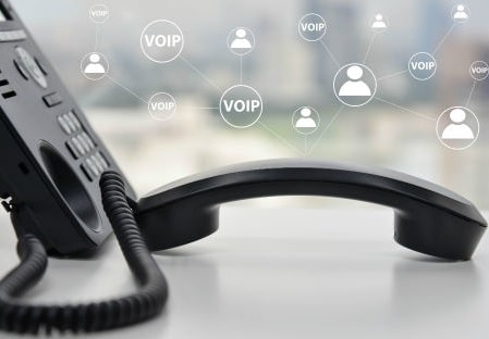 VoIP Phone with icons