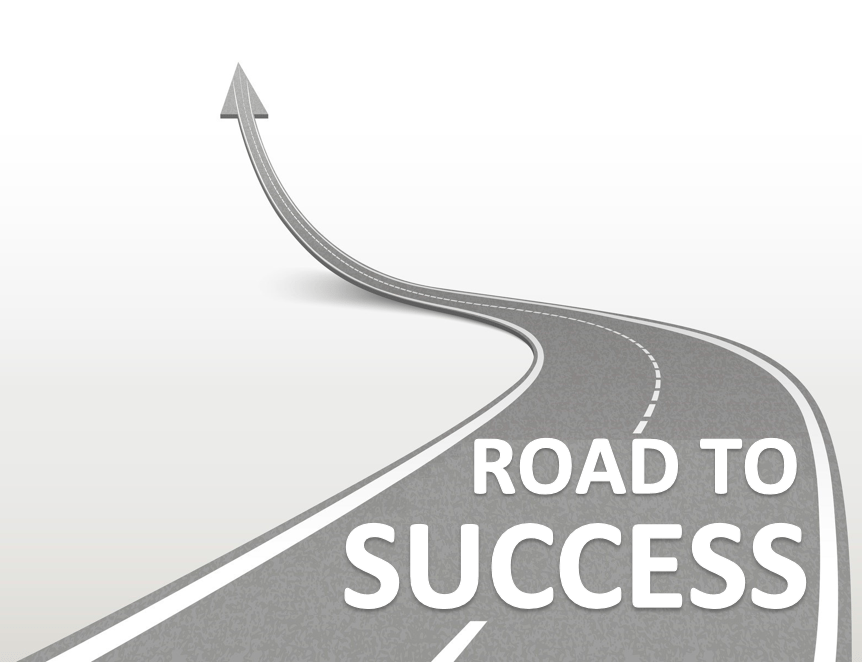road to success graphic