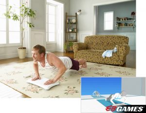 Wii Fit board exercise