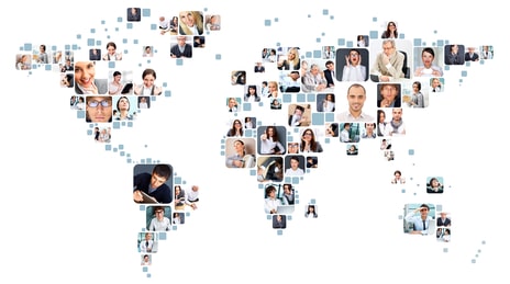worldwide social media representation map